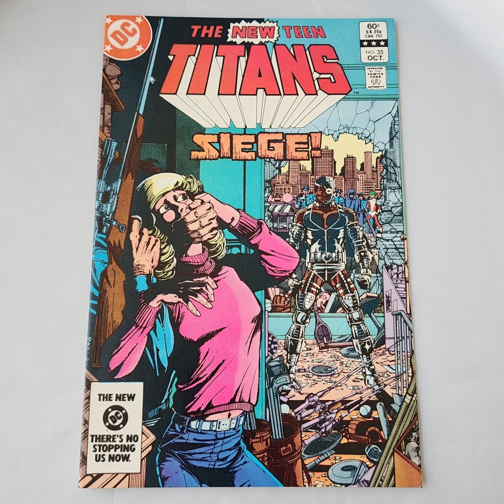 The New Teen Titans #35 Siege! DC Comics October 1983 Vintage Collectible FN
